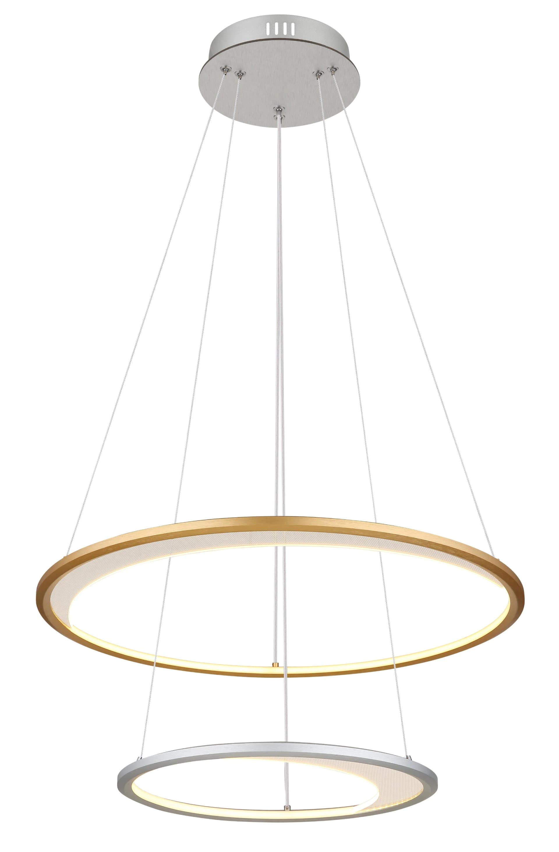 Globo Lighting Hängeleuchte UMBRA Silber Aluminium