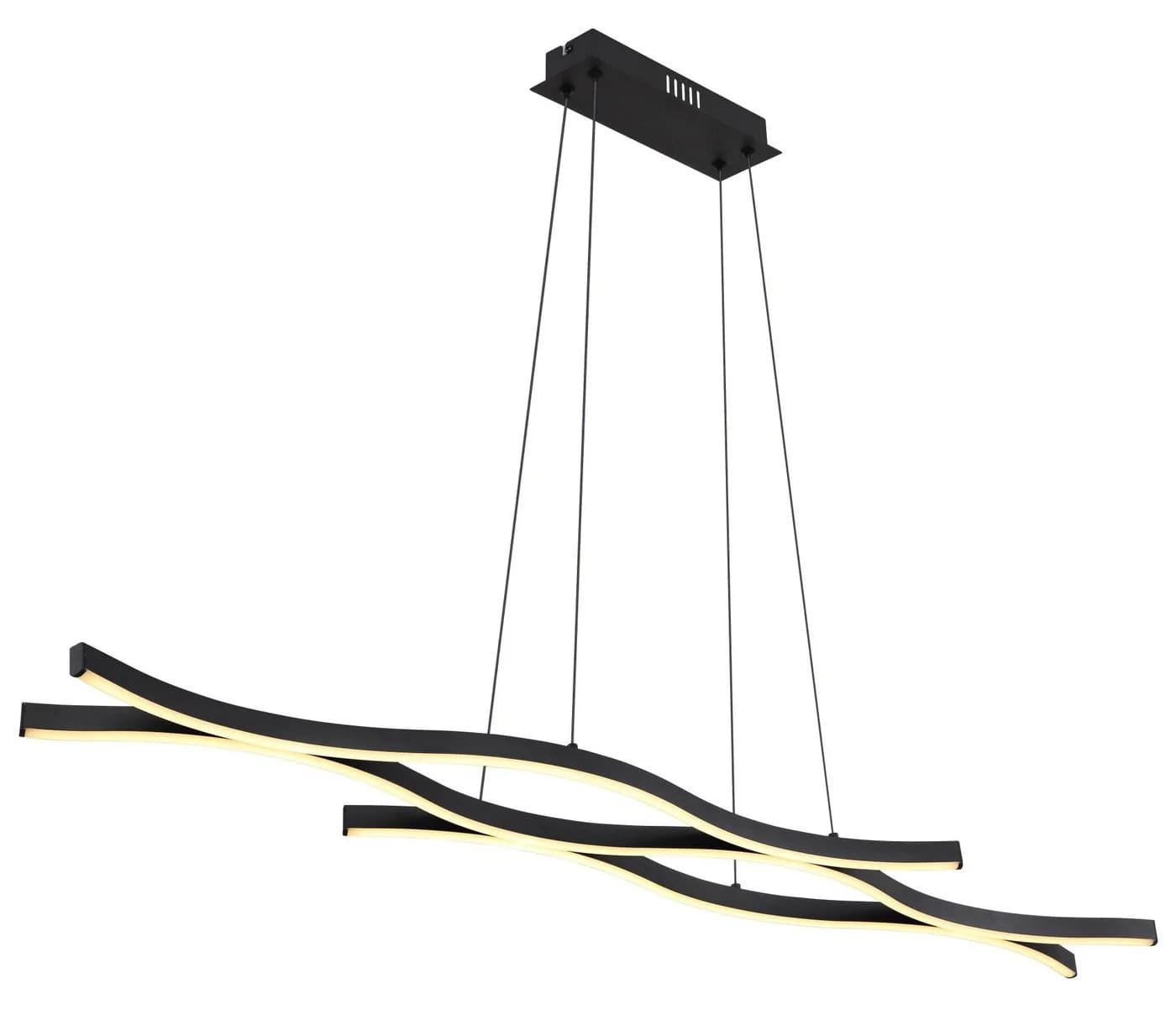 GLOBO LIGHTING Hängeleuchte GERONIMO LED Warmweiß höhenverstellbar