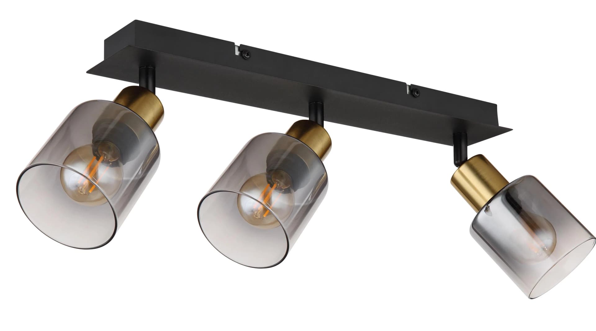 GLOBO Wand-/Deckenspot HOLLSY Schwarz/Grau Metall
