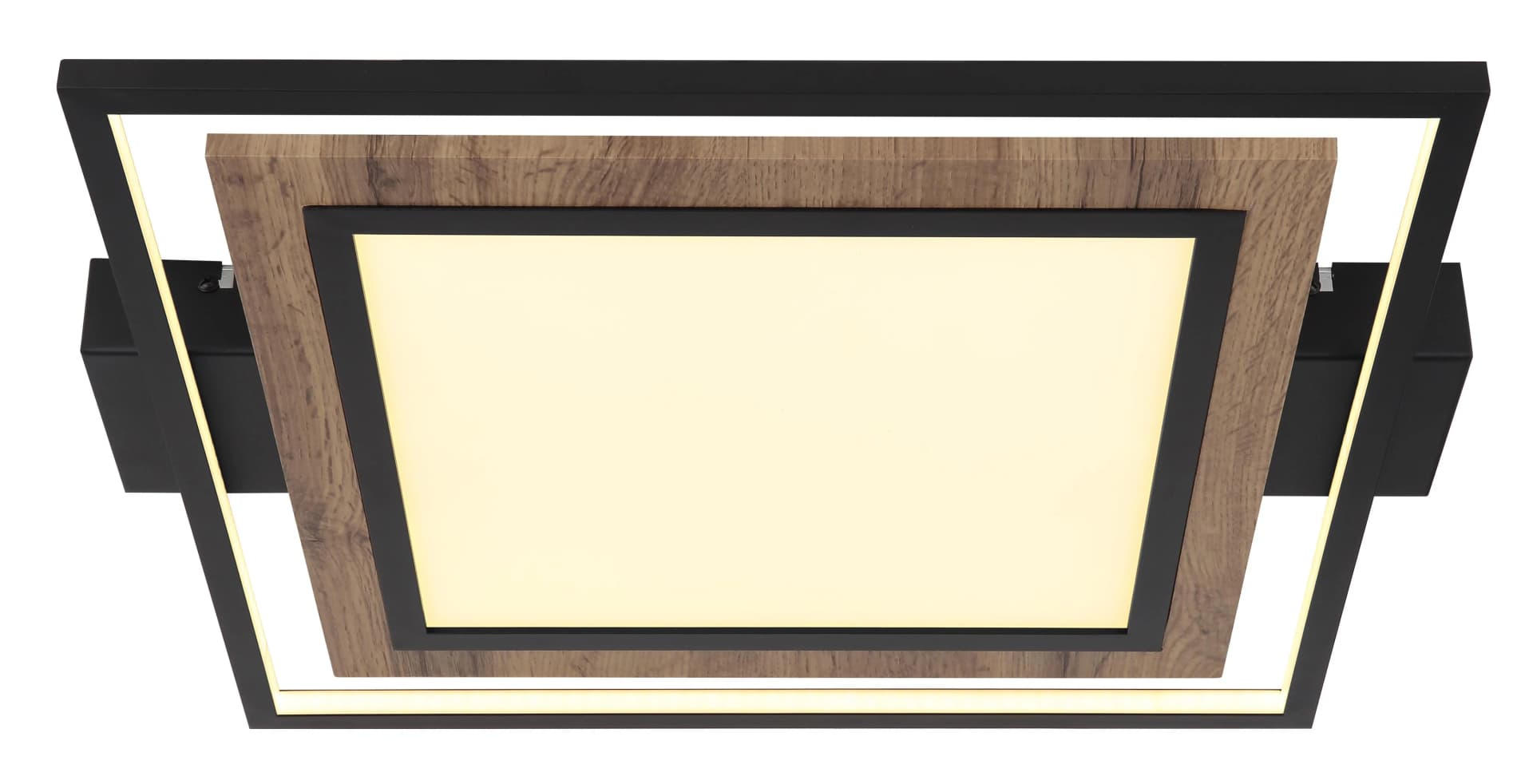 GLOBO LIGHTING Deckenleuchte GABALDO Schwarz Matt