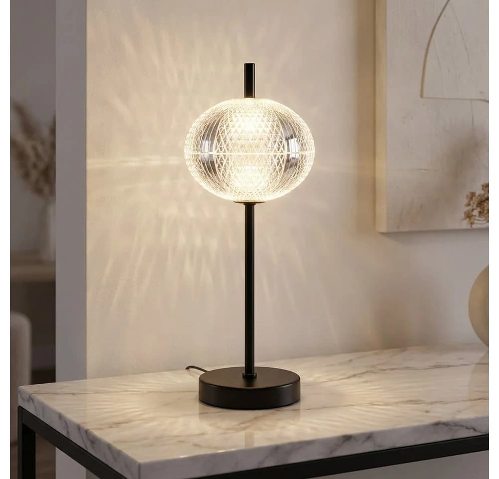 GLOBO LIGHTING LED Tischleuchte Schwarz Dimmbar CCT - Bild 2