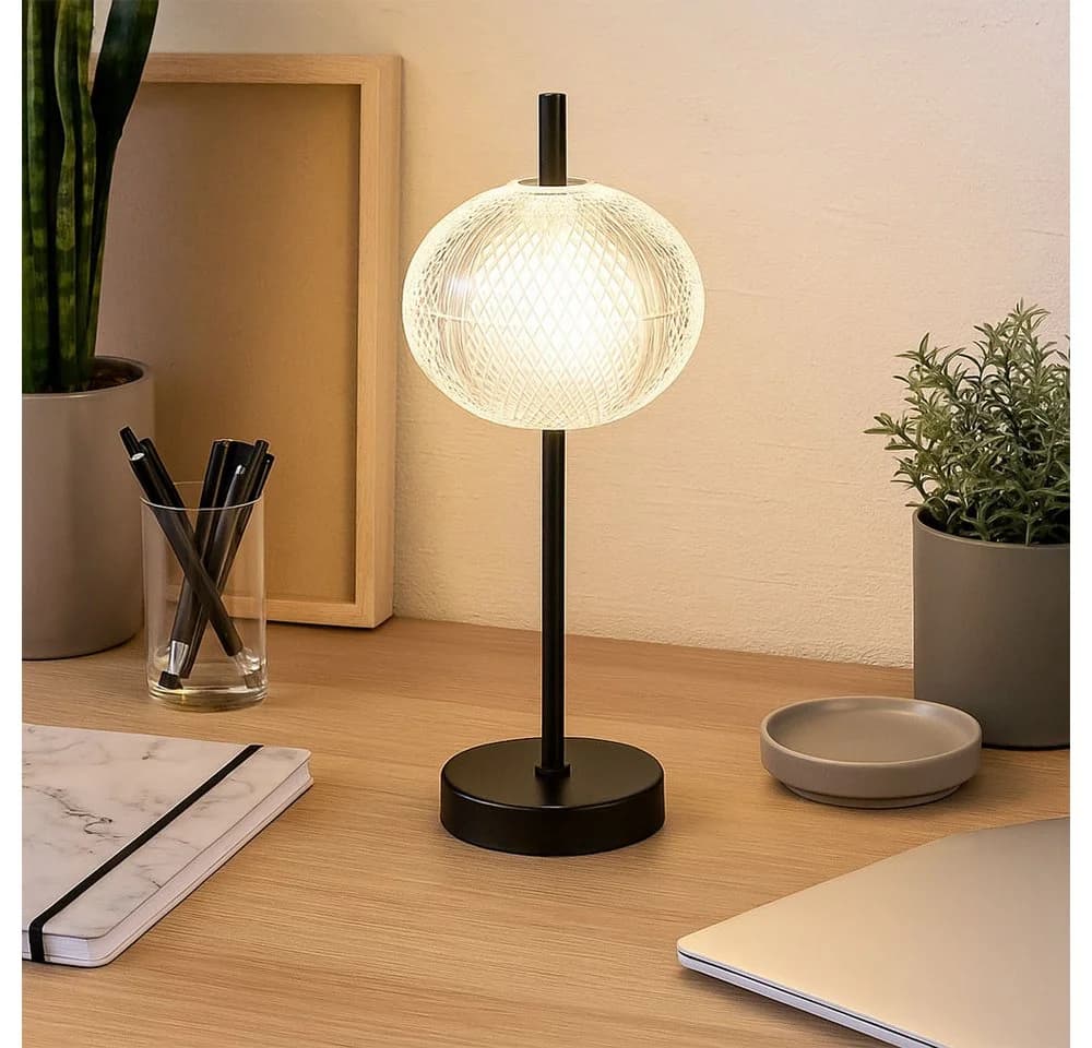 GLOBO LIGHTING LED Tischleuchte Schwarz Dimmbar CCT - Bild 4