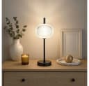 GLOBO LIGHTING LED Tischleuchte Schwarz Dimmbar CCT Bild 5
