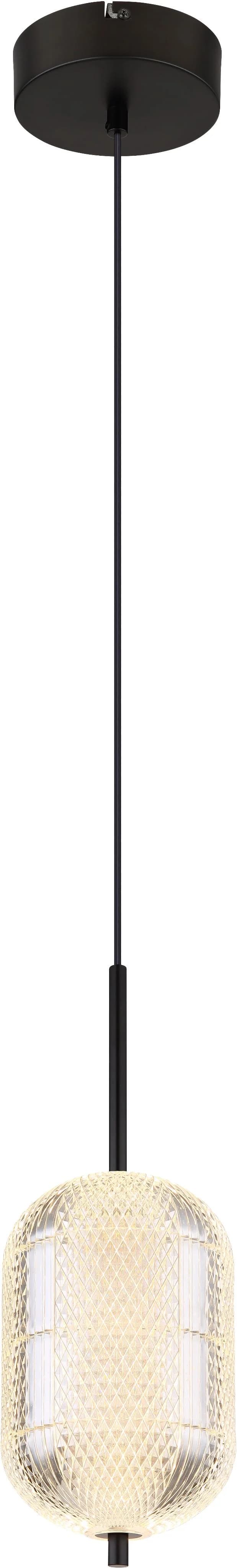 GLOBO LIGHTING LED Pendelleuchte KURIUS Schwarz