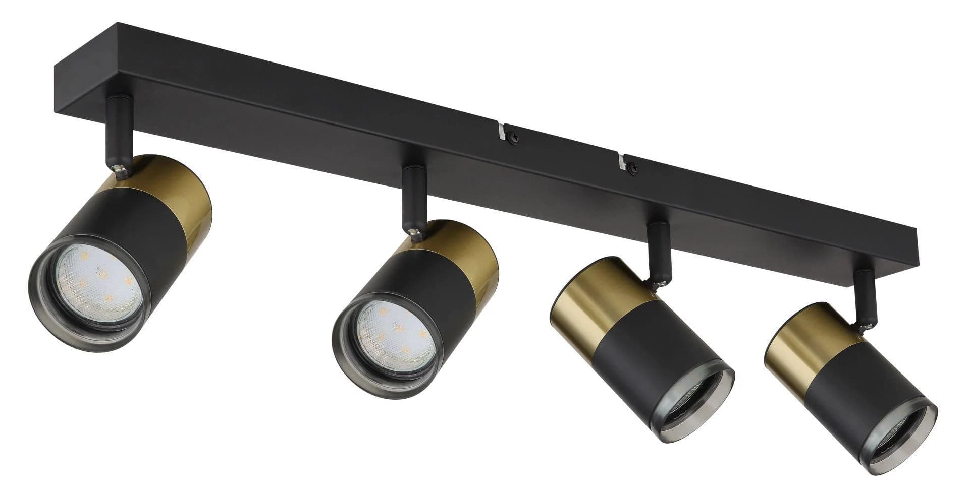 GLOBO LIGHTING Deckenstrahler BRISBON Schwarz Matt Metall Aluminium