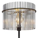 GLOBO LIGHTING Stehlampe GORLEY Schwarz Matt Design Glasstäbe Bild 5