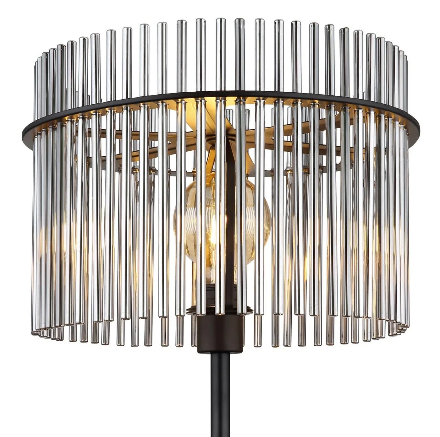 GLOBO LIGHTING Stehlampe GORLEY Schwarz Matt Design Glasstäbe - Bild 5