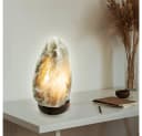 GLOBO LIGHTING LED Tischleuchte Salzkristall Grau Bild 4