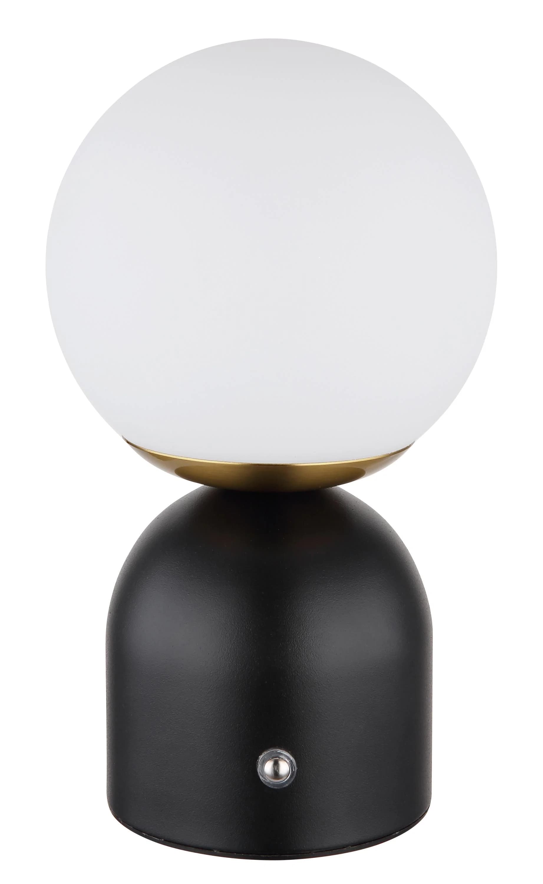 GLOBO Tischleuchte JULSY Schwarz Matt mit Touch-Dimmer und USB-Anschluss