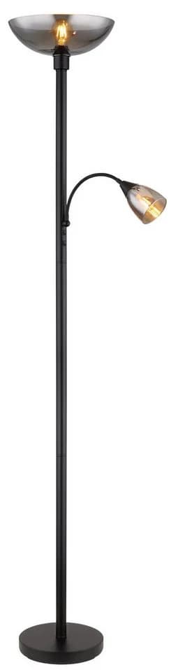 GLOBO LIGHTING Stehlampe BLADE Schwarz Metall Glas Flexo - Bild 4