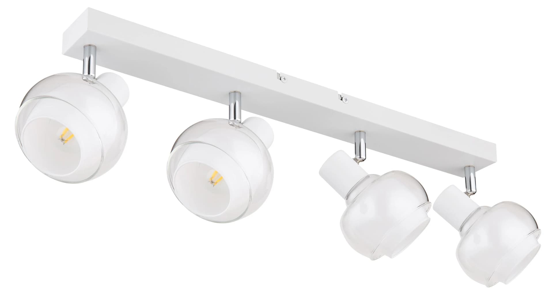 GLOBO Lighting Wand-/Deckenspot TOKKI Weiß Metall