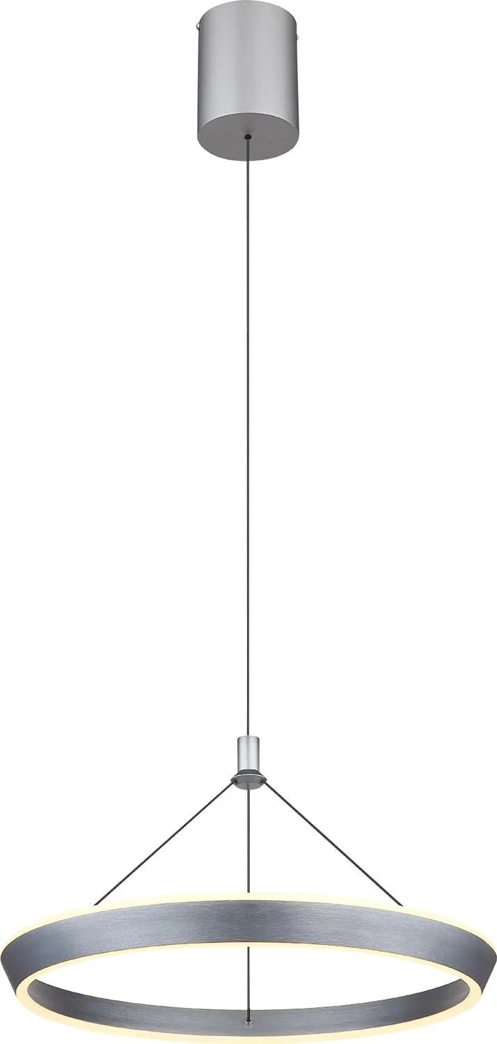 GLOBO LIGHTING LED Pendelleuchte FERRA grau matt
