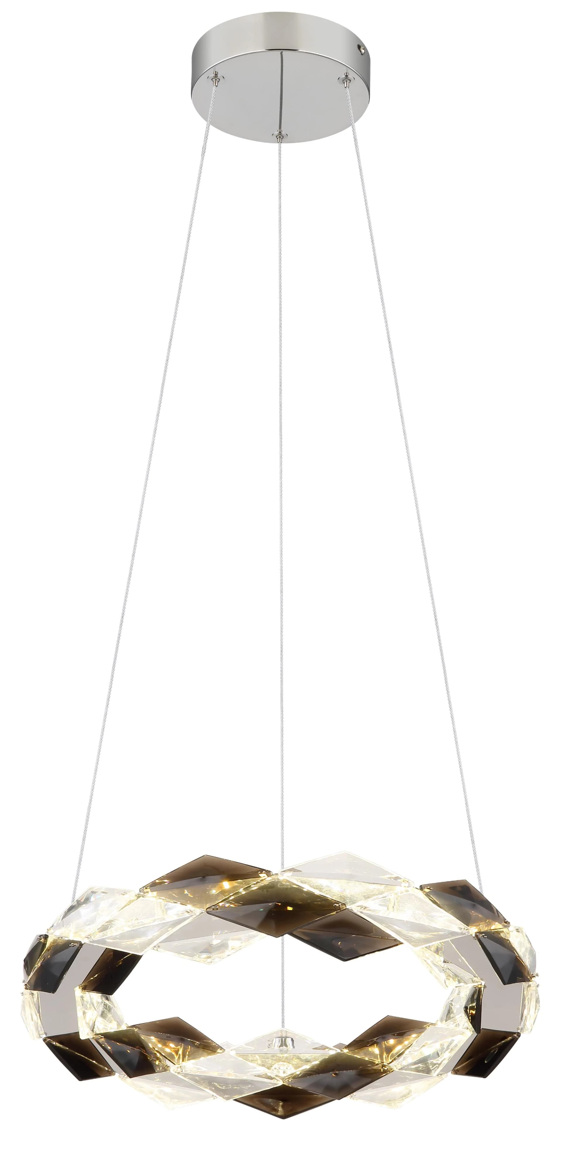 GLOBO LIGHTING LED Pendelleuchte KARILION verchromt