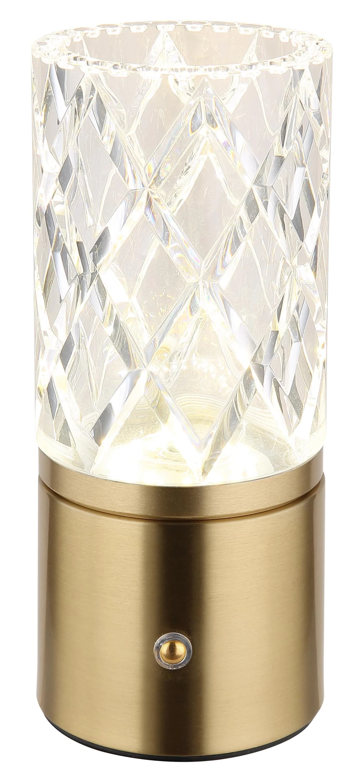 GLOBO Tischleuchte LUNKI Gold Dimmbar LED