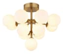 GLOBO LIGHTING Deckenleuchte GRAPPY Gold Glaskugeln Bild 2