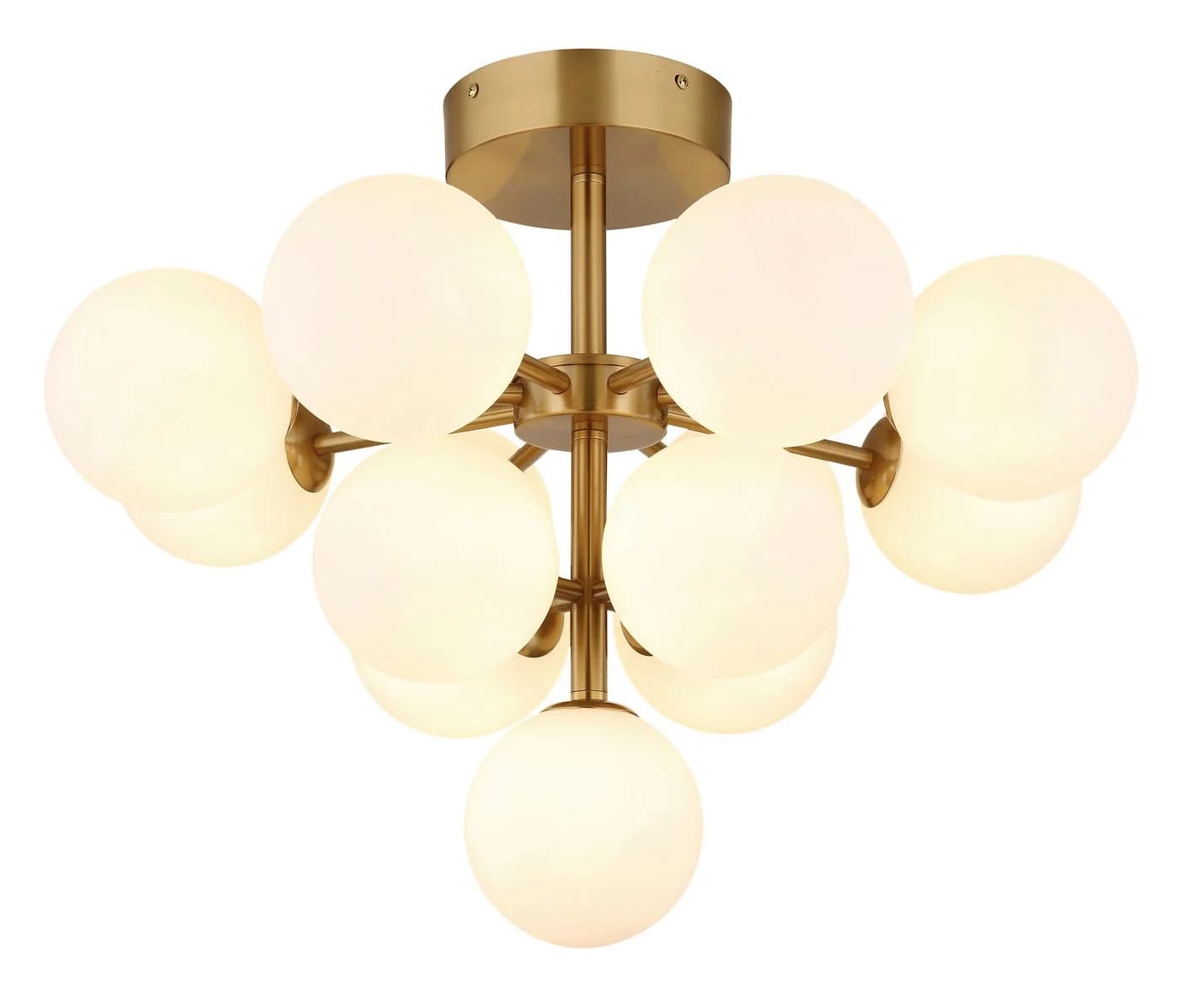 GLOBO LIGHTING Deckenleuchte GRAPPY Gold Glaskugeln - Bild 2
