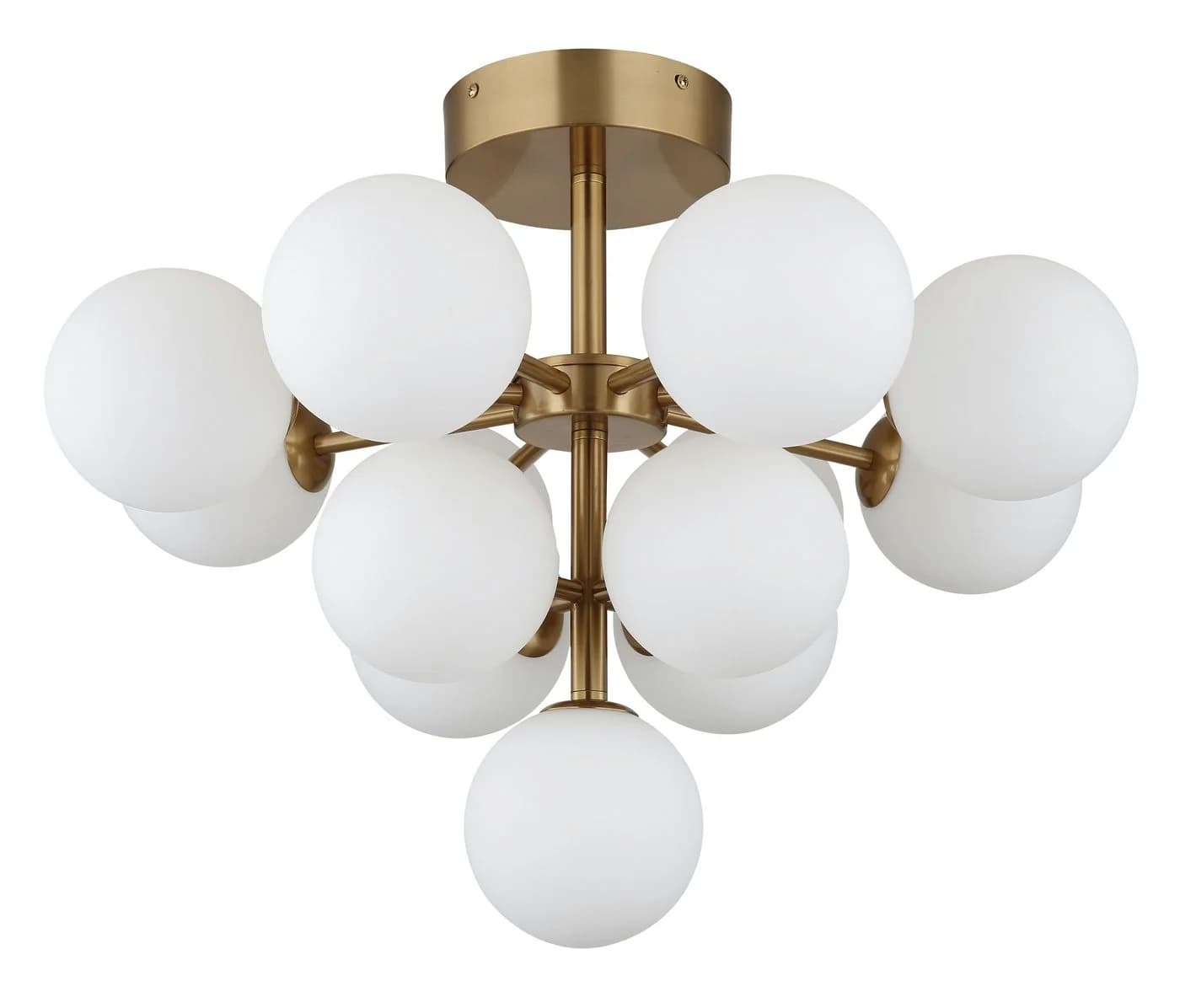 GLOBO LIGHTING Deckenleuchte GRAPPY Gold Glaskugeln - Bild 3