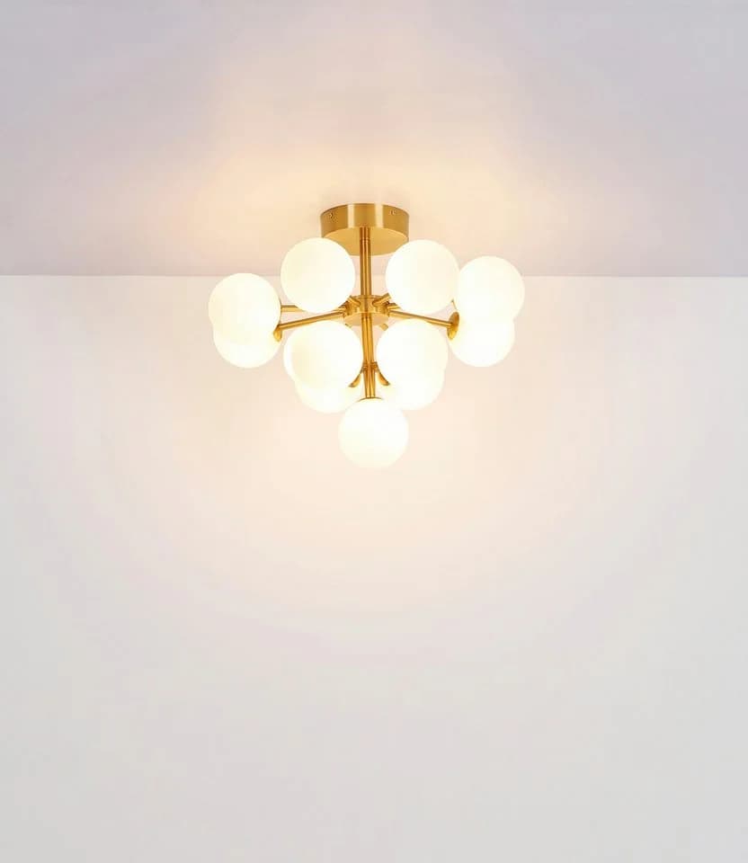 GLOBO LIGHTING Deckenleuchte GRAPPY Gold Glaskugeln - Bild 5