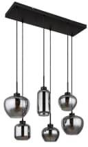 GLOBO LIGHTING Hängeleuchte MATT Schwarz Rauchglas E27 Bild 4