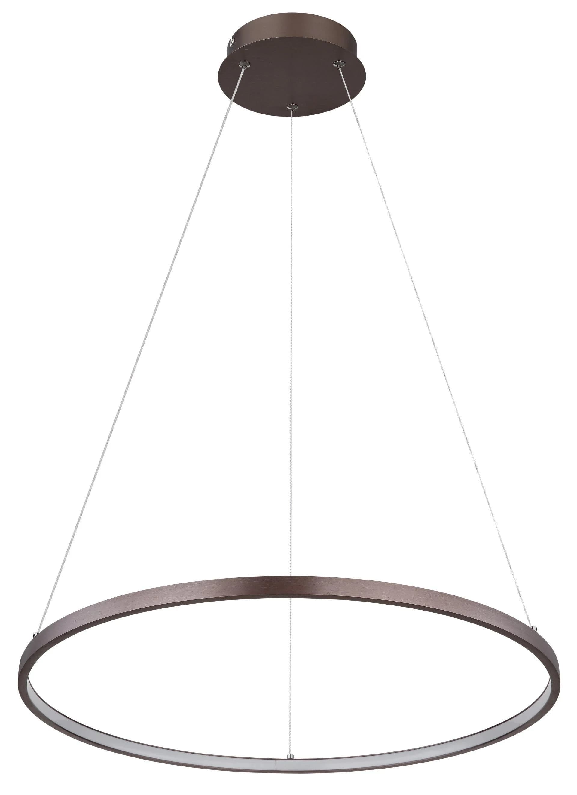 GLOBO LIGHTING LED-Hängeleuchte RALPH Braun Matt
