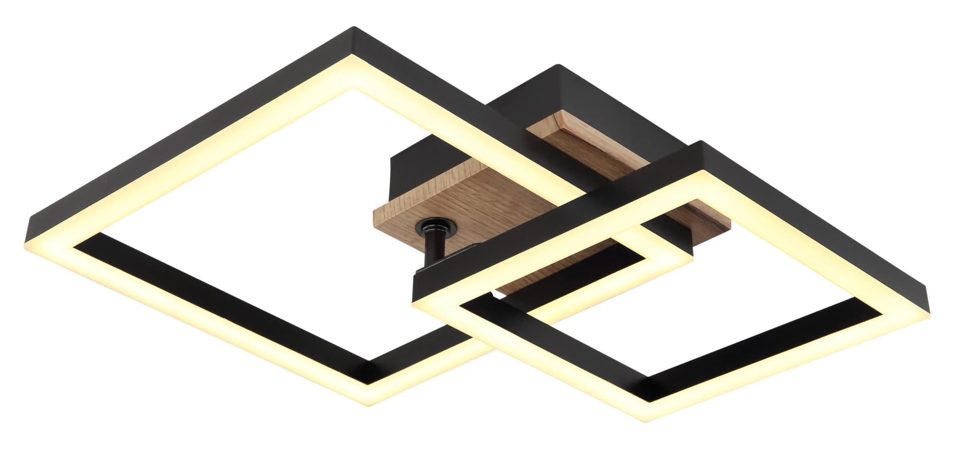 GLOBO Lighting Deckenleuchte BARD Schwarz Metall Kunststoff