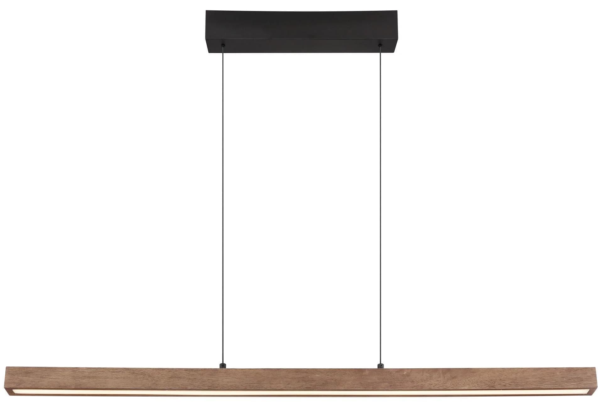 GLOBO LIGHTING LED-Hängeleuchte OLIVUS Schwarz Matt Höhenverstellbar Touchdimmer