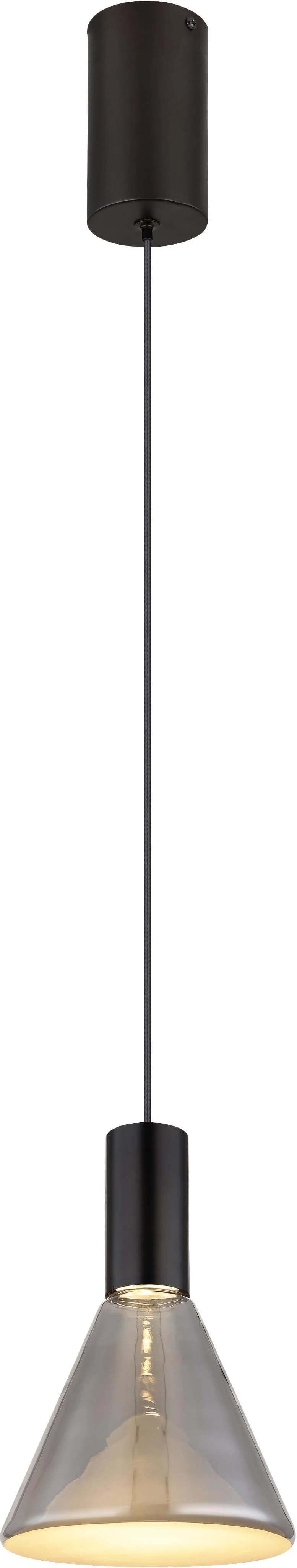 GLOBO LIGHTING LED Pendelleuchte LABORA Schwarz 170mm
