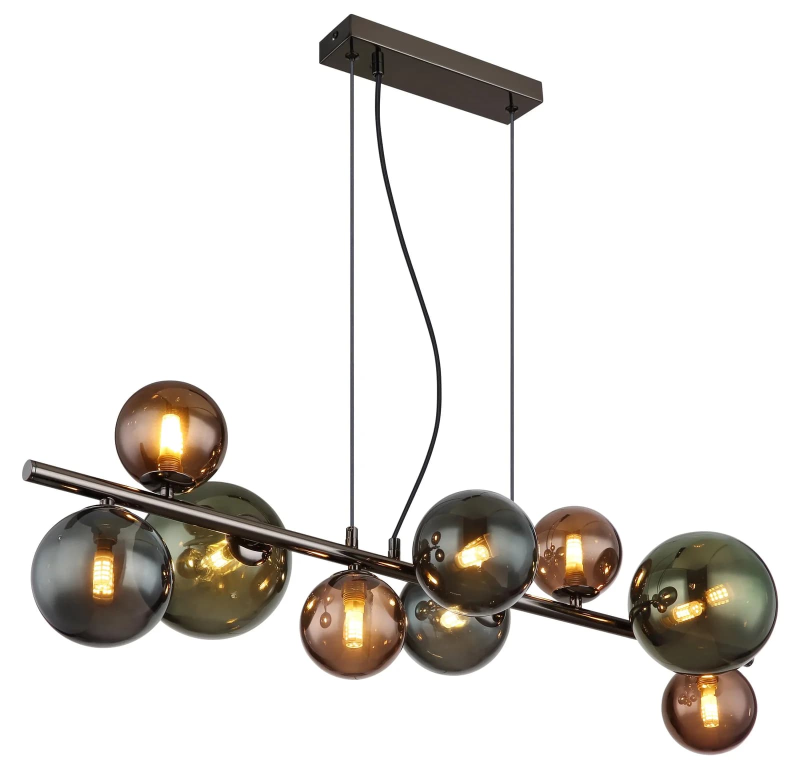GLOBO Lighting Hängeleuchte RIHA Grau Metall