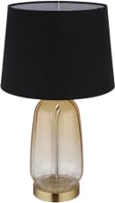 Globo Tischleuchte CLASSY Schwarz Messing Metall Bild 2