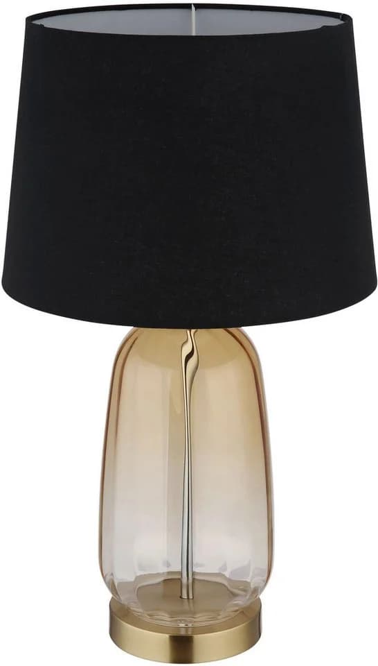 Globo Tischleuchte CLASSY Schwarz Messing Metall - Bild 2