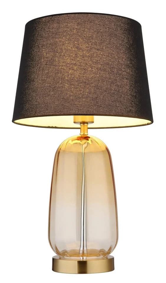 Globo Tischleuchte CLASSY Schwarz Messing Metall - Bild 5