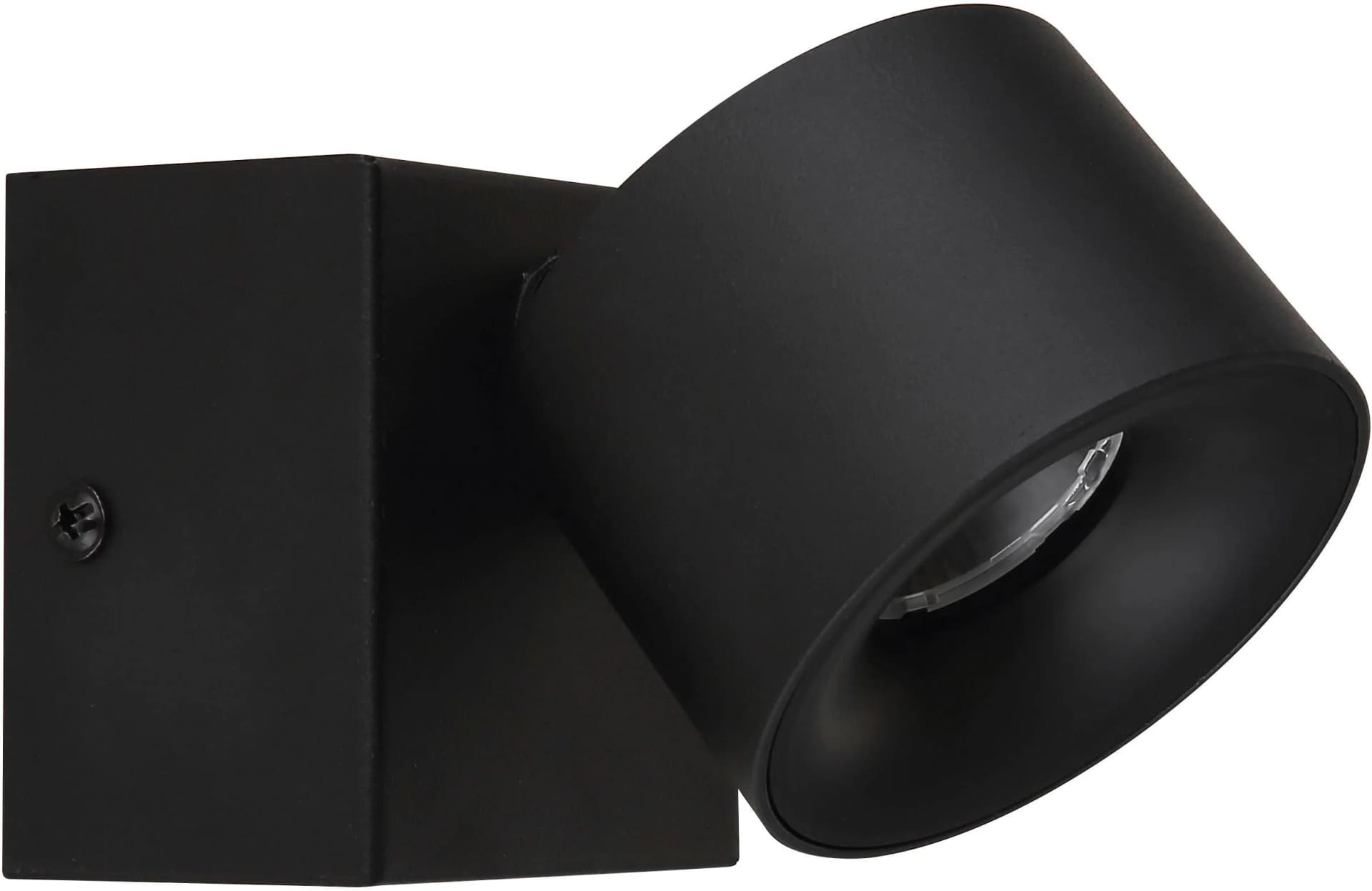 LED Wandstrahler Modern Warmweiß Metall Aluminium 15x15x15 cm