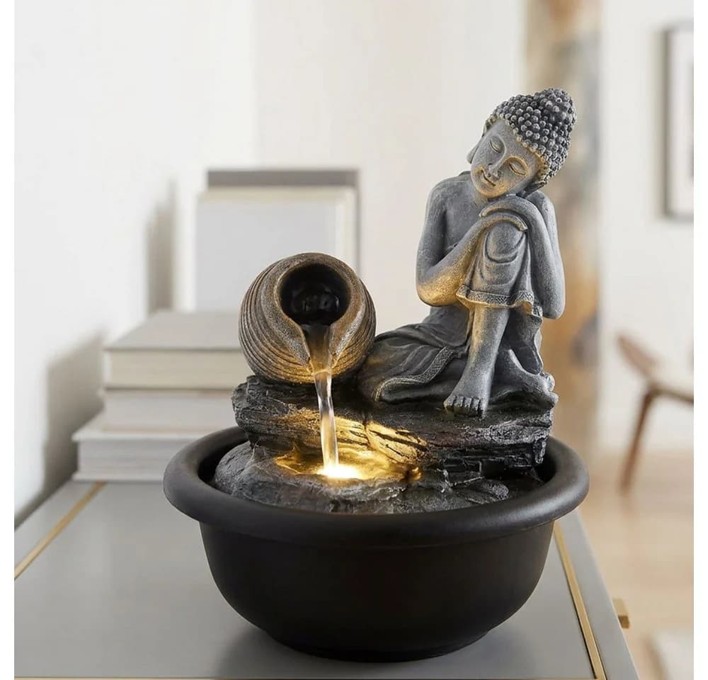 GLOBO LIGHTING Dekolicht FONTANA LED Warmweiß Zimmerbrunnen - Bild 5