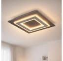 GLOBO LIGHTING LED Deckenleuchte Warmweiß Grau Modern Bild 2