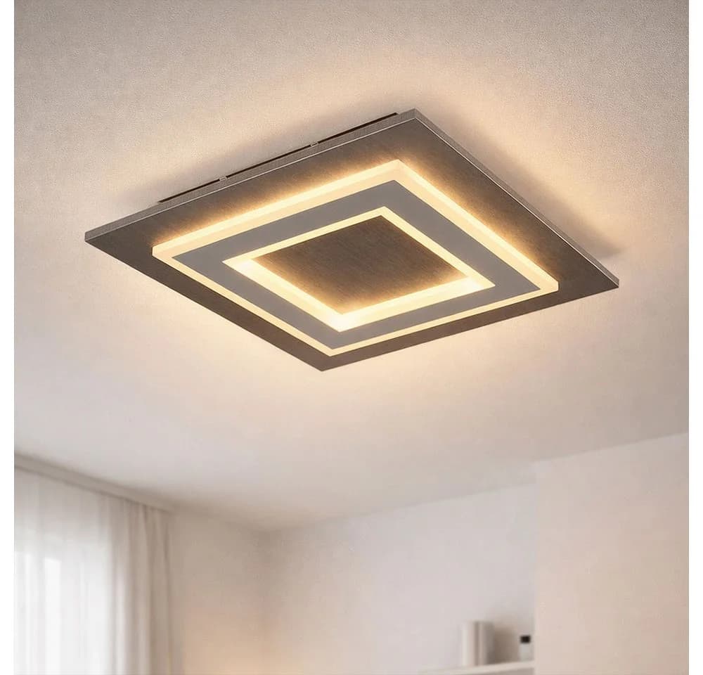 GLOBO LIGHTING LED Deckenleuchte Warmweiß Grau Modern - Bild 2
