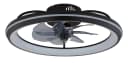 GLOBO LIGHTING Deckenleuchte CELESTE Schwarz Matt LED Ventilator Bild 1