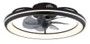 GLOBO LIGHTING Deckenleuchte CELESTE Schwarz Matt LED Ventilator Bild 2