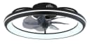 GLOBO LIGHTING Deckenleuchte CELESTE Schwarz Matt LED Ventilator Bild 5