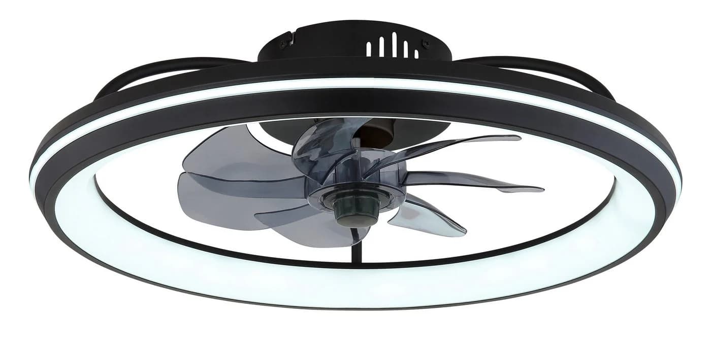 GLOBO LIGHTING Deckenleuchte CELESTE Schwarz Matt LED Ventilator - Bild 5