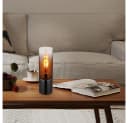 GLOBO LIGHTING Tischleuchte ANNIKA Kupfer/Schwarz Chrom Touch Bild 1