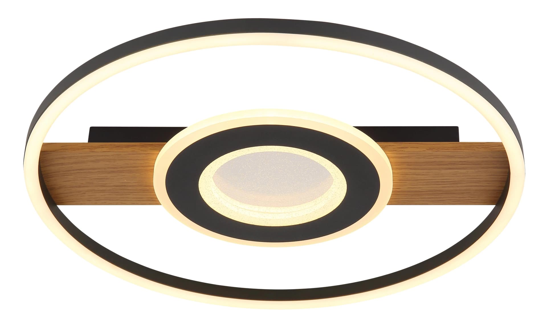 GLOBO LIGHTING Deckenleuchte PIKARA Holzoptik