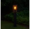 GLOBO LIGHTING LED Außen-Stehlampe Schwarz Edelstahl Bild 4