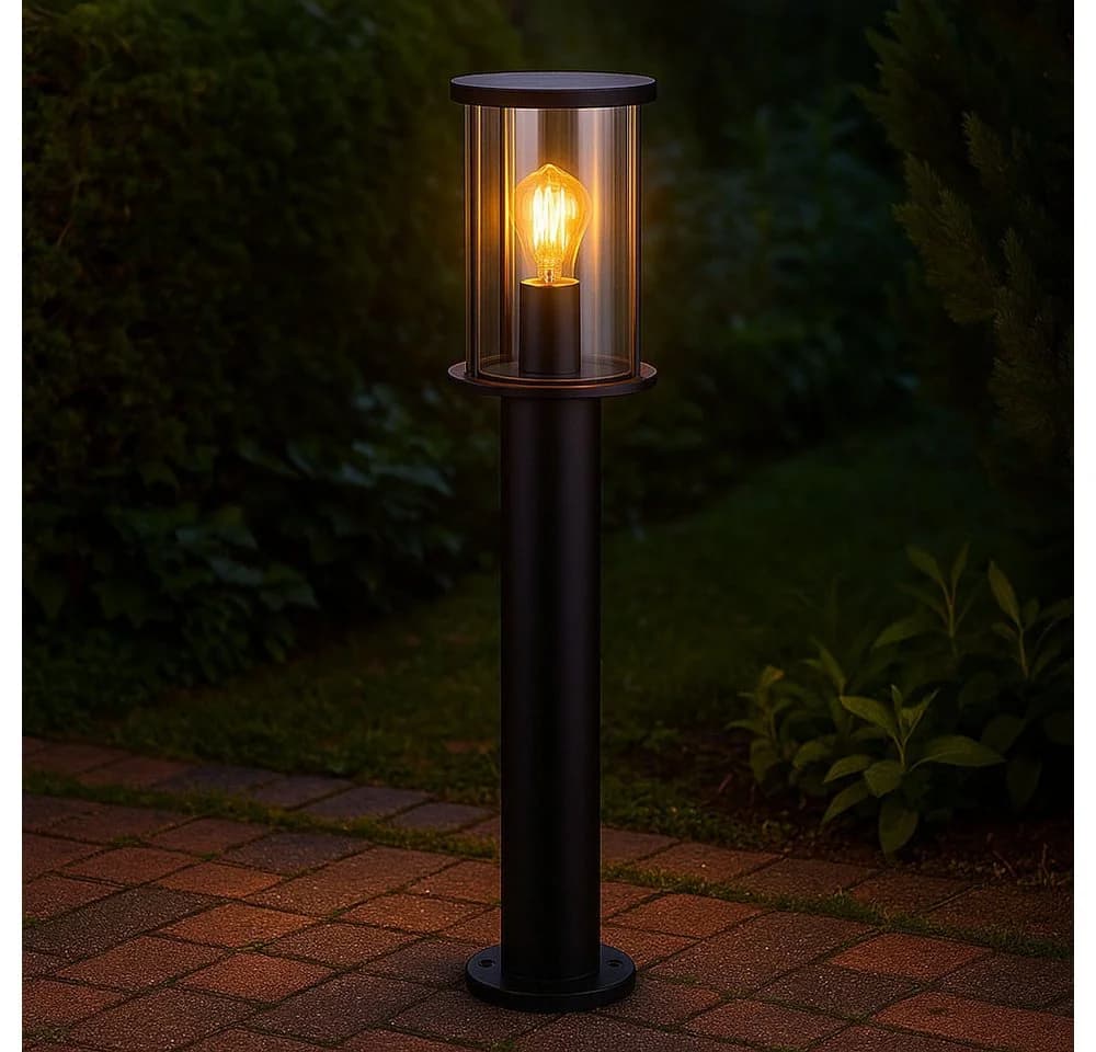 GLOBO LIGHTING LED Außen-Stehlampe Schwarz Edelstahl - Bild 5