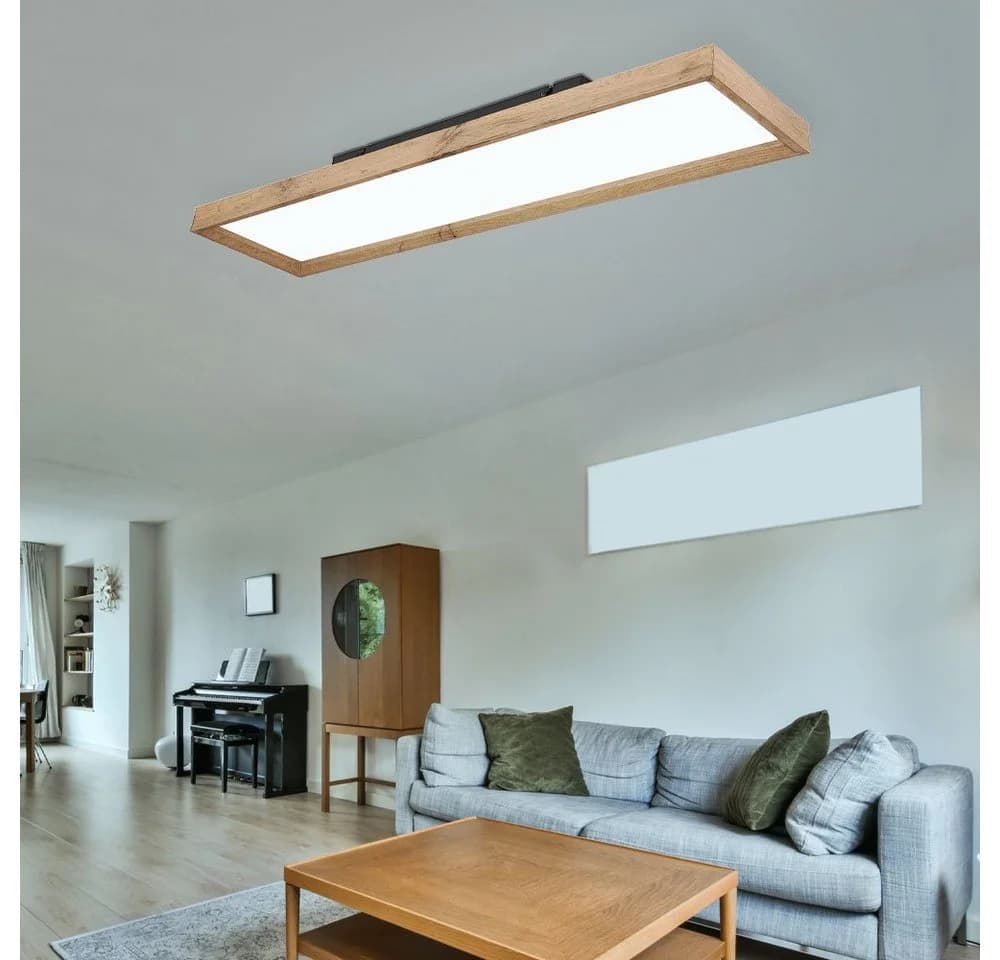 GLOBO LIGHTING LED Deckenleuchte Holzoptik Warmweiß Neutralweiß Tageslichtweiß - Bild 4