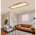GLOBO LIGHTING LED Deckenleuchte Holzoptik Warmweiß Neutralweiß Tageslichtweiß Bild 5