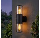 GLOBO LIGHTING LED Außen-Wandleuchte Schwarz mit Bewegungsmelder Bild 4