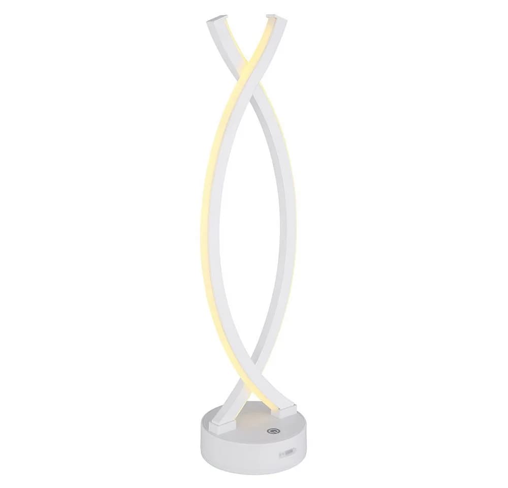 GLOBO LIGHTING HELA LED Tischleuchte Weiß Touch-Dimmer Akku - Bild 2