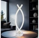 GLOBO LIGHTING HELA LED Tischleuchte Weiß Touch-Dimmer Akku Bild 4