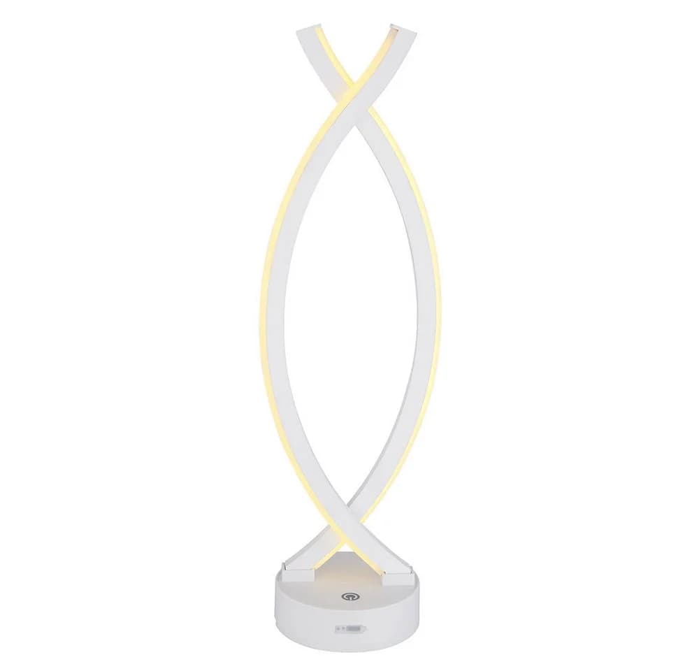 GLOBO LIGHTING HELA LED Tischleuchte Weiß Touch-Dimmer Akku - Bild 5