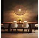 GLOBO LIGHTING Pendelleuchte Boho Metall Papier E27 Bild 3